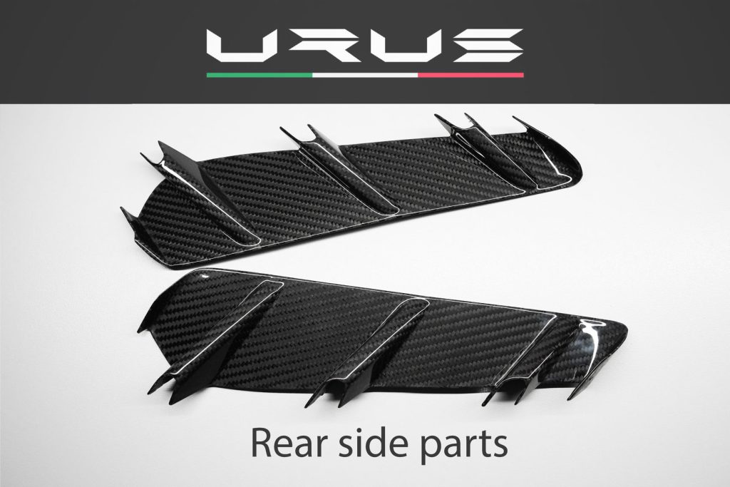 Вставки в задний бампер