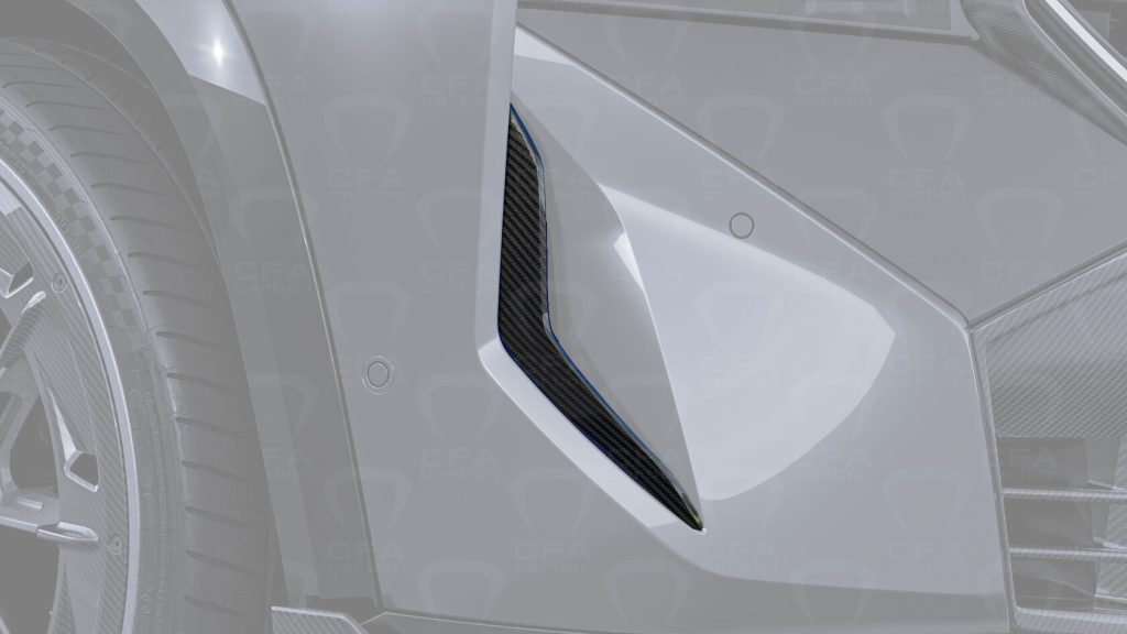 Накладки переднего бампера RHINO